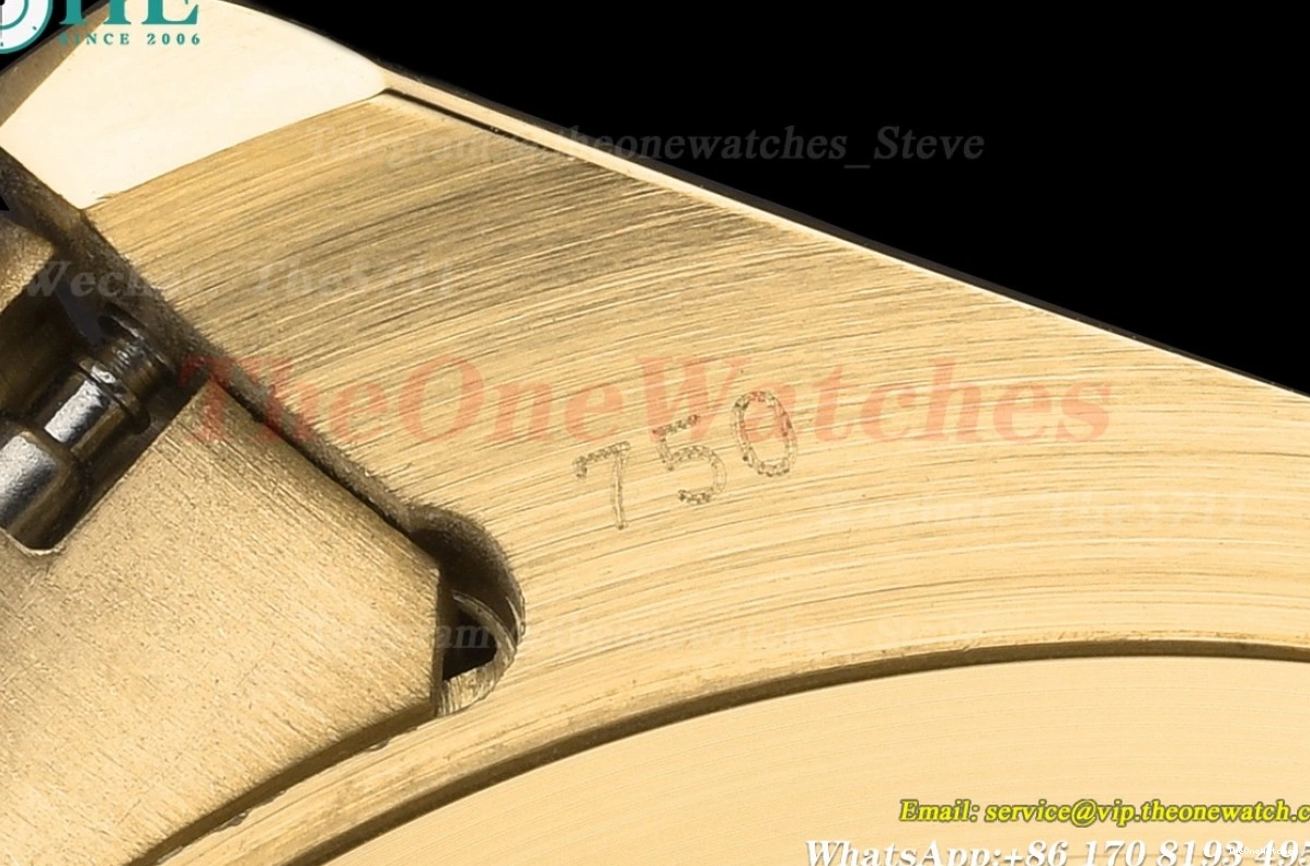 GDF A3836 Daytona 40mm Black Gold YG YG 0129